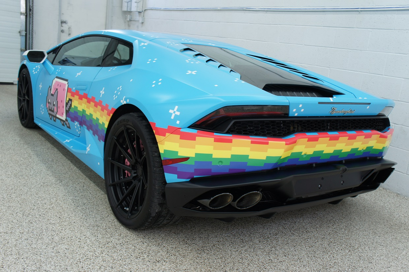 Illustration for article titled Deadmau5's Nyanborghini Purracan Is For Sale You Guys!!!
